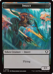 Insect // Golem (0013) Double-Sided Token [Edge of Eternities Tokens] | Devastation Store