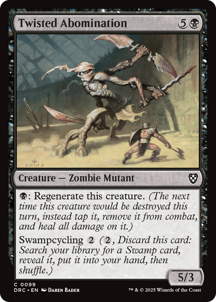 Twisted Abomination [Aetherdrift Commander] | Devastation Store