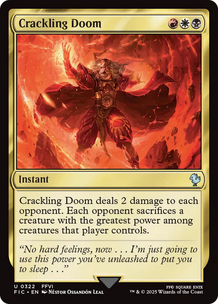 Crackling Doom [FINAL FANTASY Commander] | Devastation Store