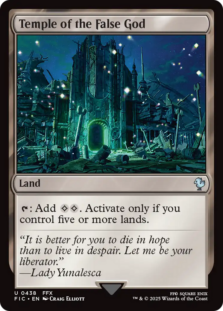 Temple of the False God [FINAL FANTASY Commander] | Devastation Store