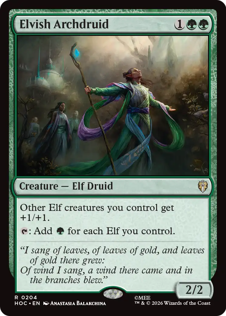 Elvish Archdruid [The Hobbit: Eternal-Legal] | Devastation Store