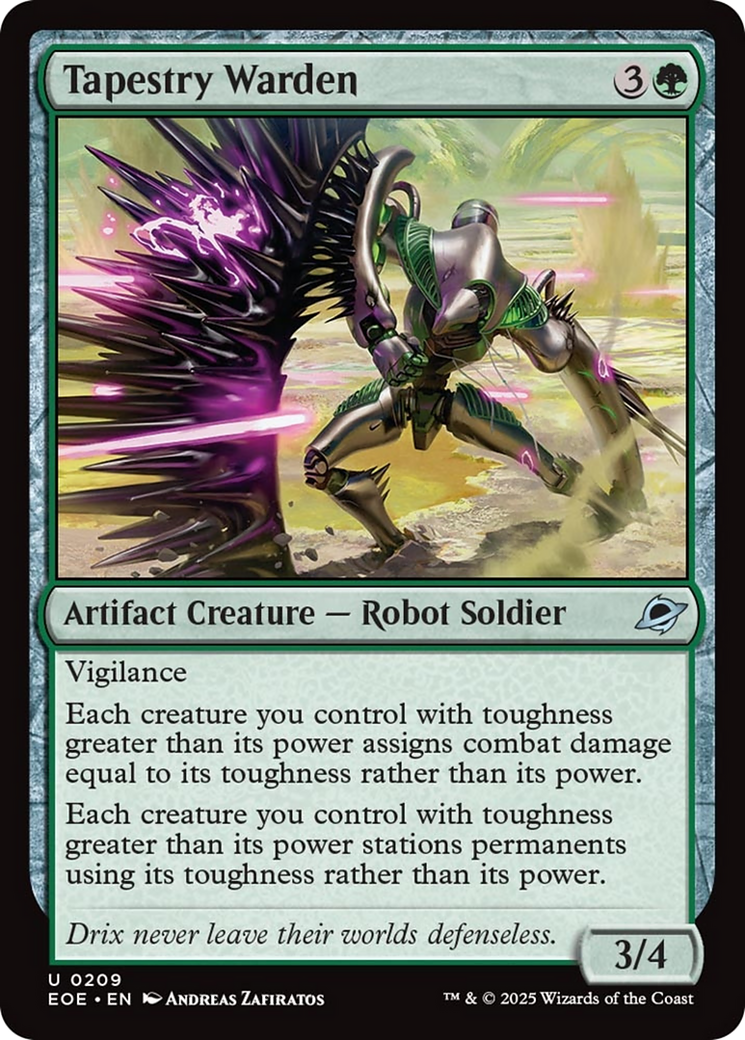 Tapestry Warden [Edge of Eternities] | Devastation Store