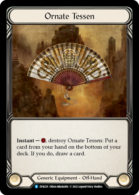 Ornate Tessen [DYN235] (Dynasty)  Rainbow Foil | Devastation Store