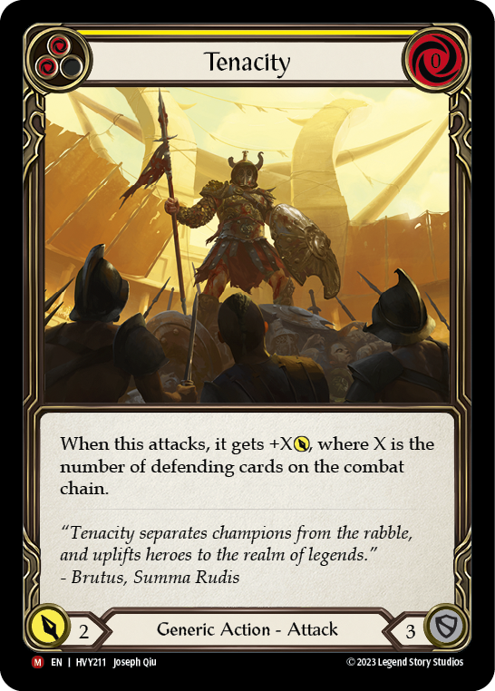 Tenacity [HVY211] (Heavy Hitters)  Rainbow Foil | Devastation Store