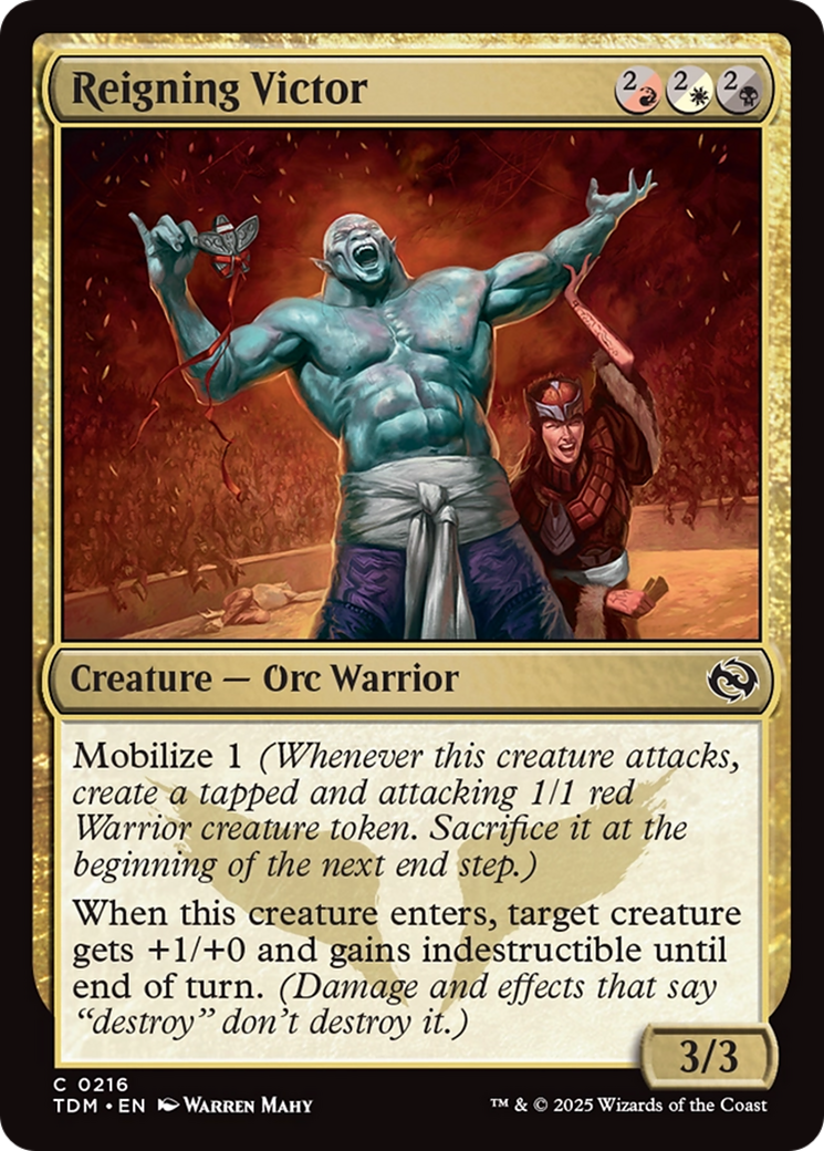 Reigning Victor [Tarkir: Dragonstorm] | Devastation Store