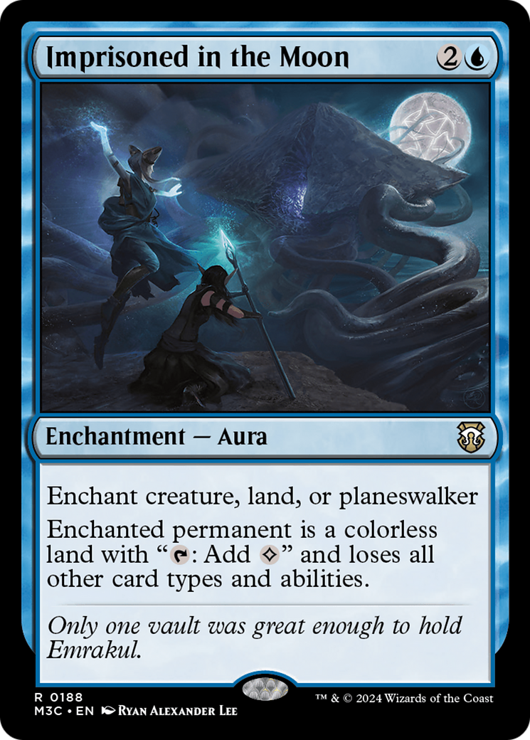 Imprisoned in the Moon (Ripple Foil) [Modern Horizons 3 Commander] | Devastation Store