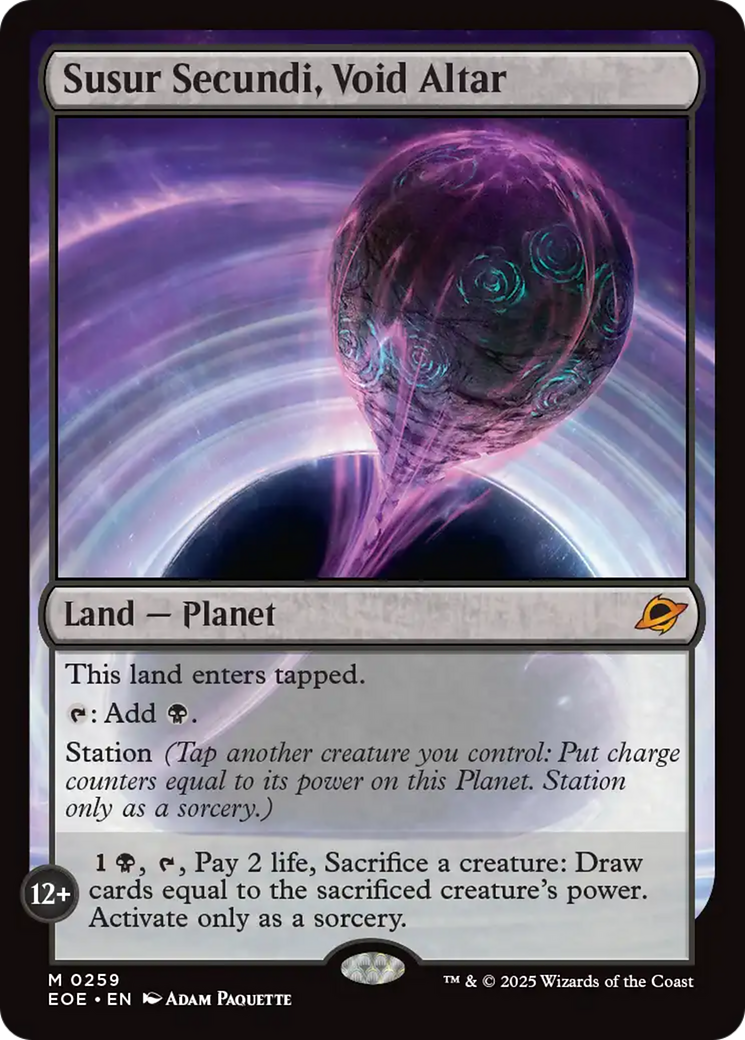 Susur Secundi, Void Altar [Edge of Eternities] | Devastation Store