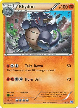 Rhydon (25/30) [XY: Trainer Kit 2 - Latios] | Devastation Store