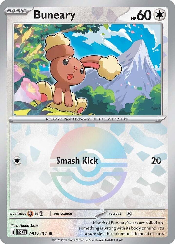 Buneary (083/131) (Poke Ball Pattern) [Scarlet & Violet: Prismatic Evolutions] | Devastation Store