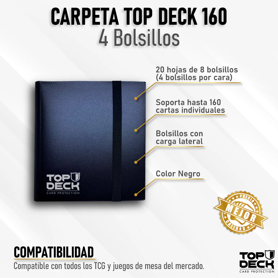 Carpeta Topdeck Sin Cierre 4 Bolsillos | Devastation Store