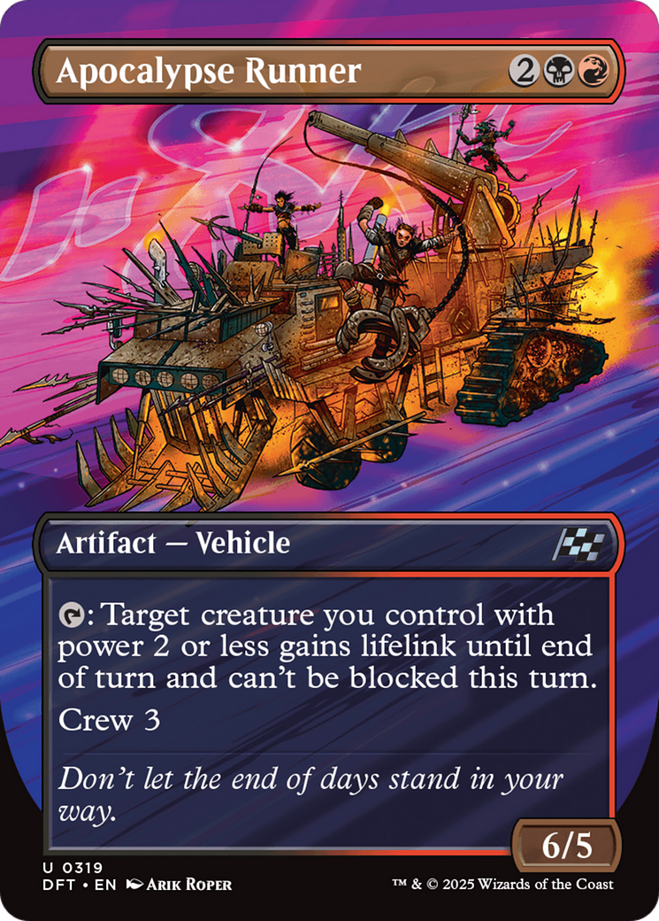 Apocalypse Runner (Borderless) [Aetherdrift] | Devastation Store