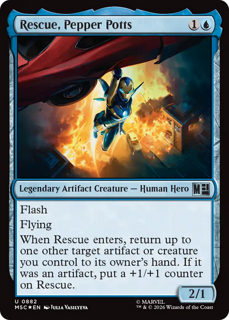 Rescue, Pepper Potts (Surge Foil) [Marvel Super Heroes Commander] | Devastation Store