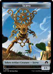 Aetherborn (Ripple Foil) // Servo Double-Sided Token [Modern Horizons 3 Commander Tokens] | Devastation Store