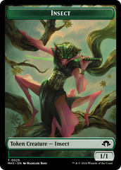 Eldrazi Spawn // Insect (0025) Double-Sided Token [Modern Horizons 3 Tokens] | Devastation Store