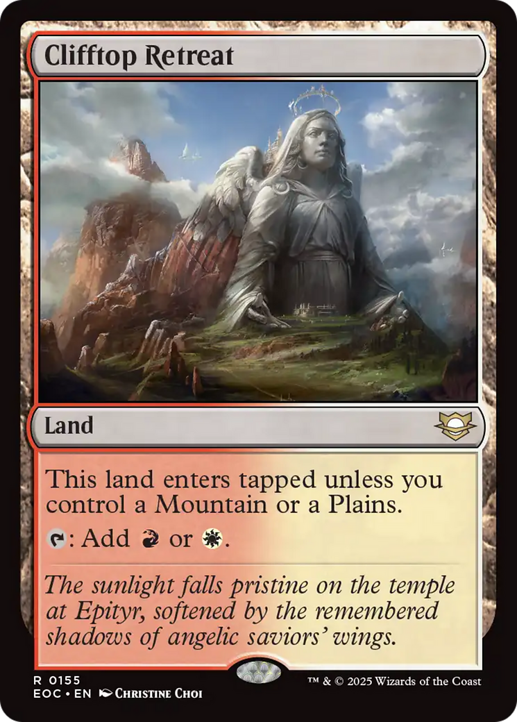 Clifftop Retreat [Edge of Eternities Commander] | Devastation Store