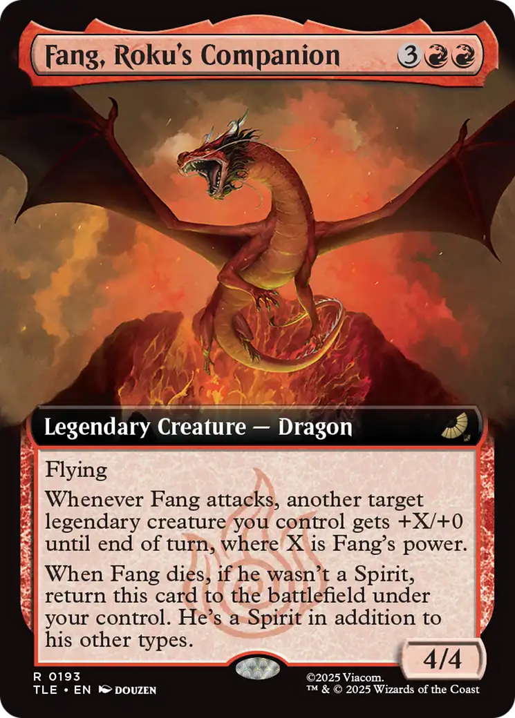 Fang, Roku's Companion (Extended Art) [Avatar: The Last Airbender: Eternal-Legal] | Devastation Store