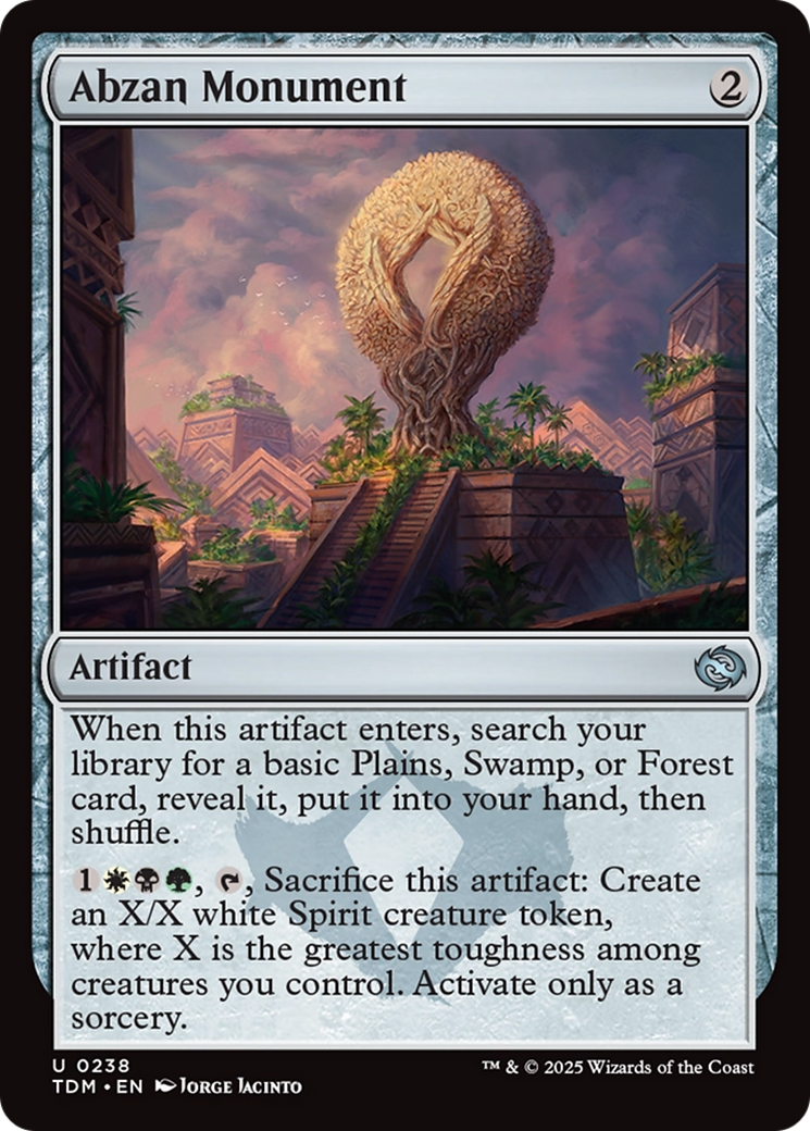 Abzan Monument [Tarkir: Dragonstorm] | Devastation Store