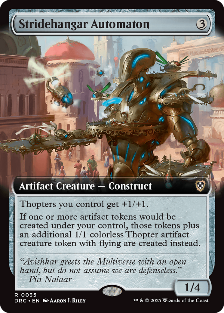 Stridehangar Automaton (Extended Art) [Aetherdrift Commander] | Devastation Store