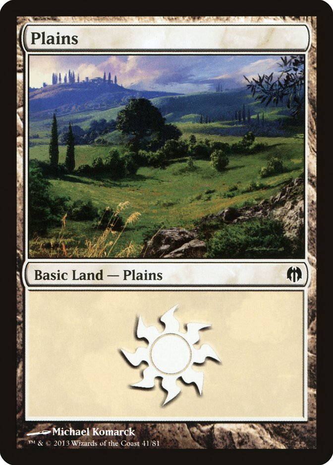 Plains (41) [Duel Decks: Heroes vs. Monsters] | Devastation Store