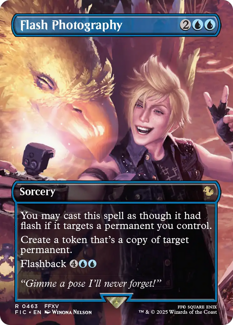 Flash Photography (Borderless) [FINAL FANTASY Commander] | Devastation Store