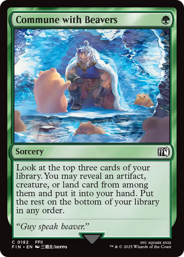 Commune with Beavers [FINAL FANTASY] | Devastation Store