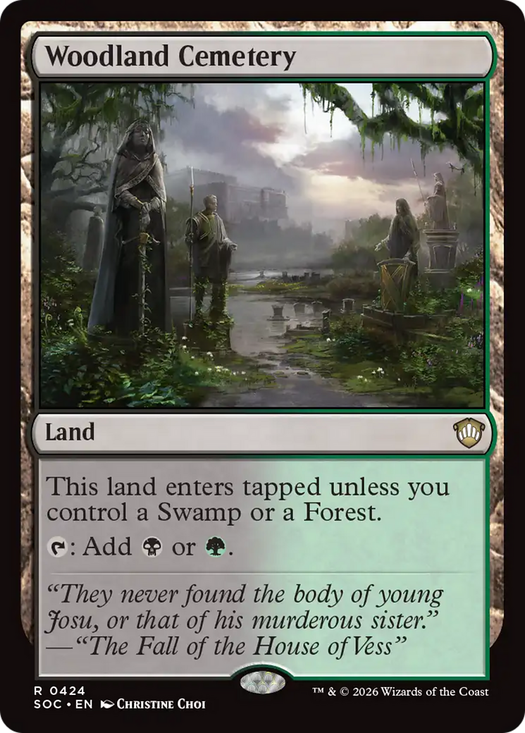 Woodland Cemetery [Secrets of Strixhaven Commander] | Devastation Store
