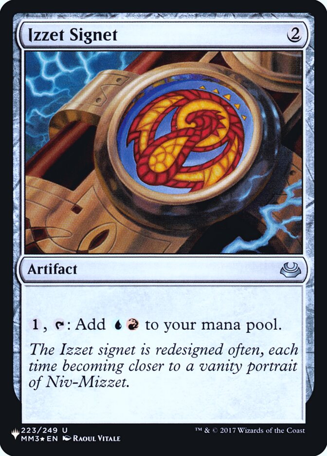Izzet Signet [Secret Lair: Heads I Win, Tails You Lose] | Devastation Store