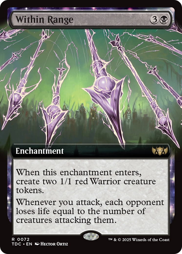 Within Range (Extended Art) [Tarkir: Dragonstorm Commander] | Devastation Store