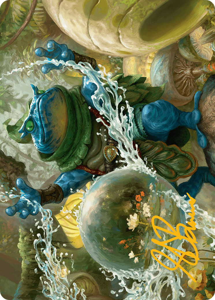 Pond Prophet Art Card (Gold-Stamped Signature) [Bloomburrow Art Series] | Devastation Store