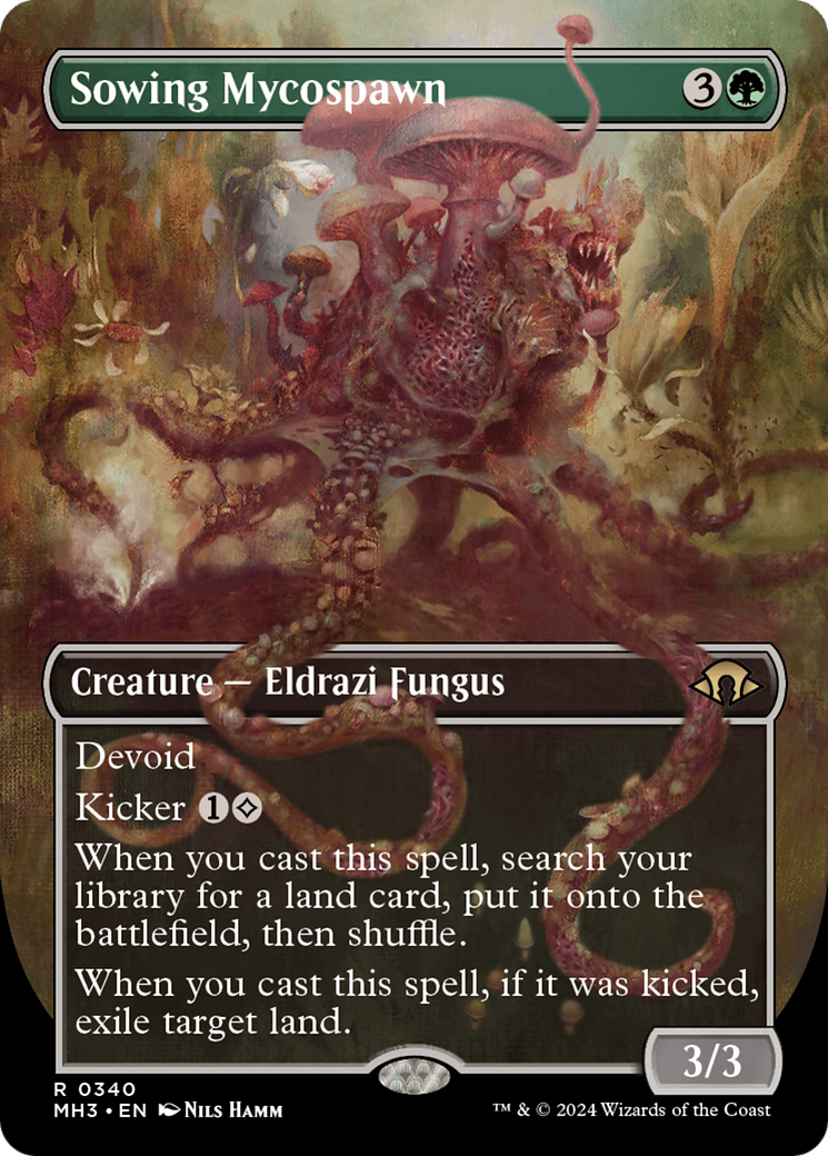 Sowing Mycospawn (Borderless) [Modern Horizons 3] | Devastation Store