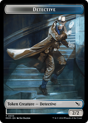 Detective // Plant Double-Sided Token [Murders at Karlov Manor Tokens] | Devastation Store