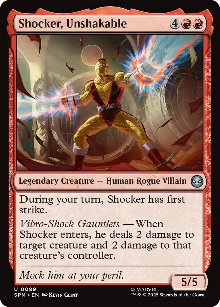Shocker, Unshakable [Marvel's Spider-Man] | Devastation Store