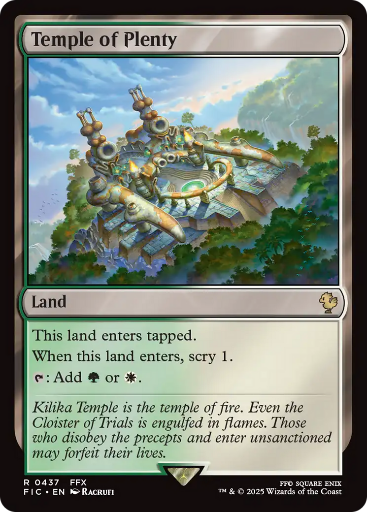 Temple of Plenty [FINAL FANTASY Commander] | Devastation Store