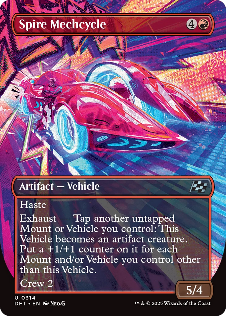 Spire Mechcycle (Borderless) [Aetherdrift] | Devastation Store