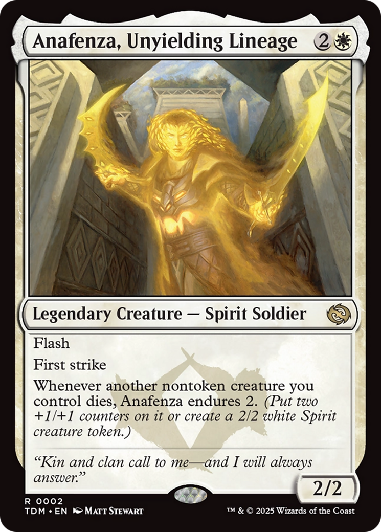 Anafenza, Unyielding Lineage [Tarkir: Dragonstorm] | Devastation Store