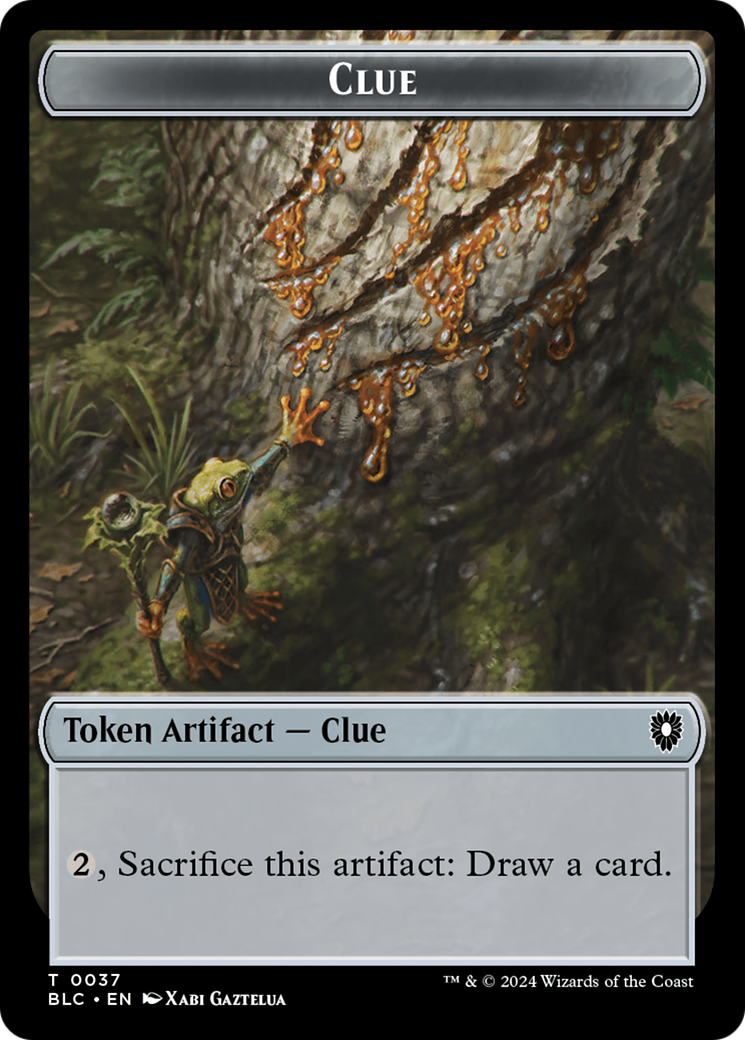 Eldrazi // Clue Double-Sided Token [Bloomburrow Commander Tokens] | Devastation Store