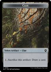 Eldrazi // Clue Double-Sided Token [Bloomburrow Commander Tokens] | Devastation Store