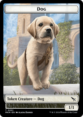 Detective // Dog Double-Sided Token [Murders at Karlov Manor Tokens] | Devastation Store