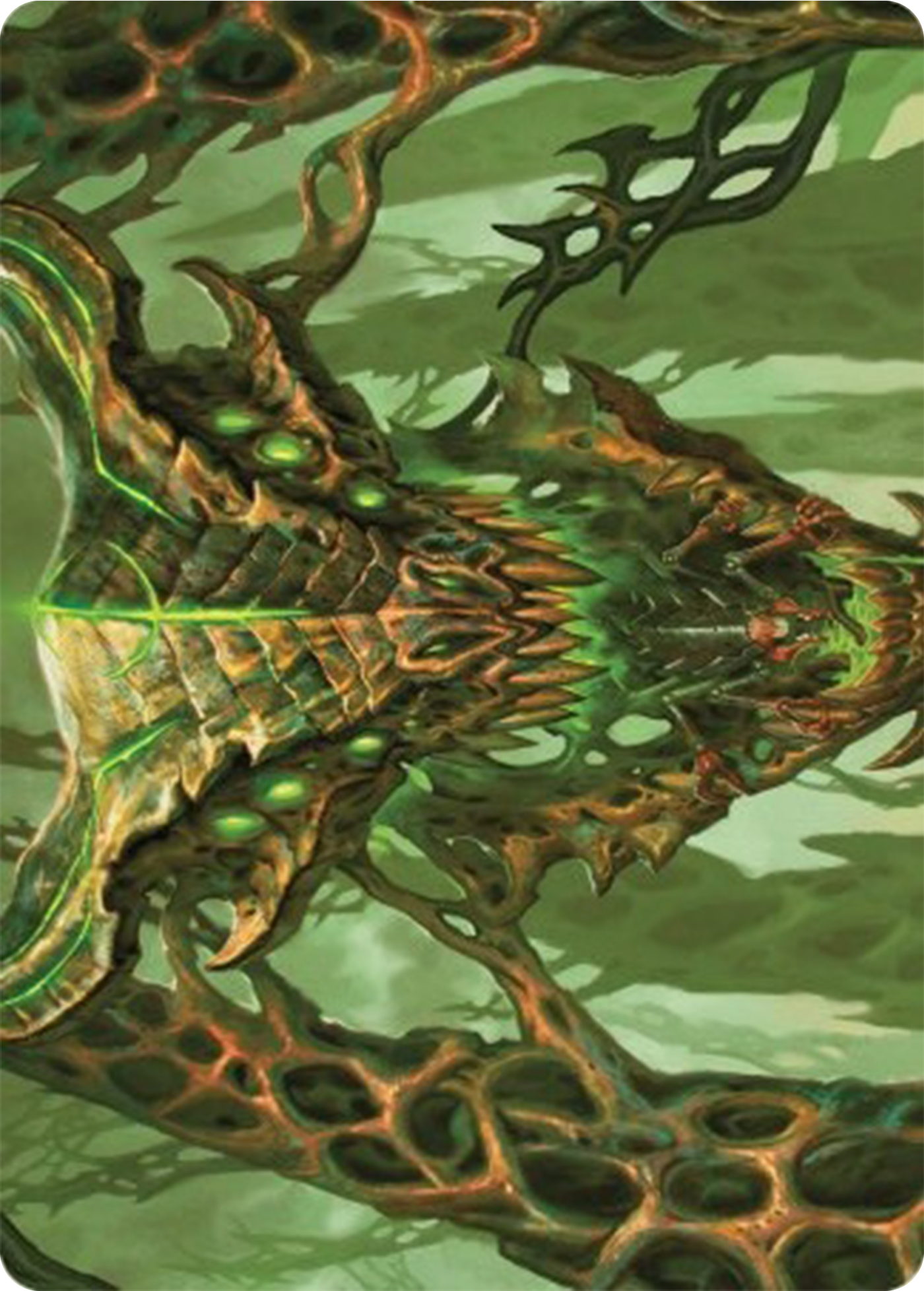 Colossal Dreadmask Art Card [Modern Horizons 3 Art Series] | Devastation Store