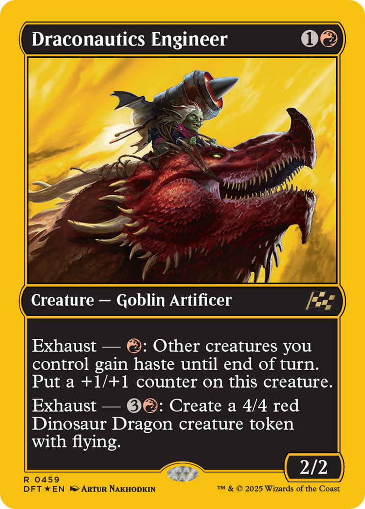Draconautics Engineer (First-Place Foil) [Aetherdrift] | Devastation Store