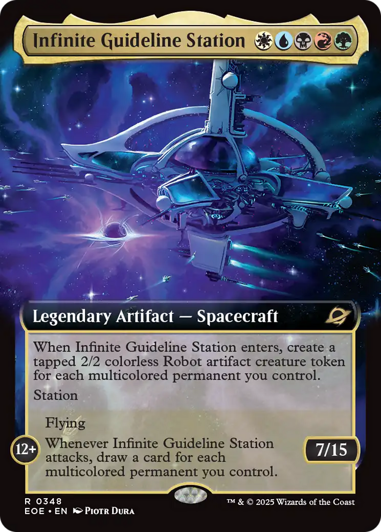 Infinite Guideline Station (Extended Art) [Edge of Eternities] | Devastation Store