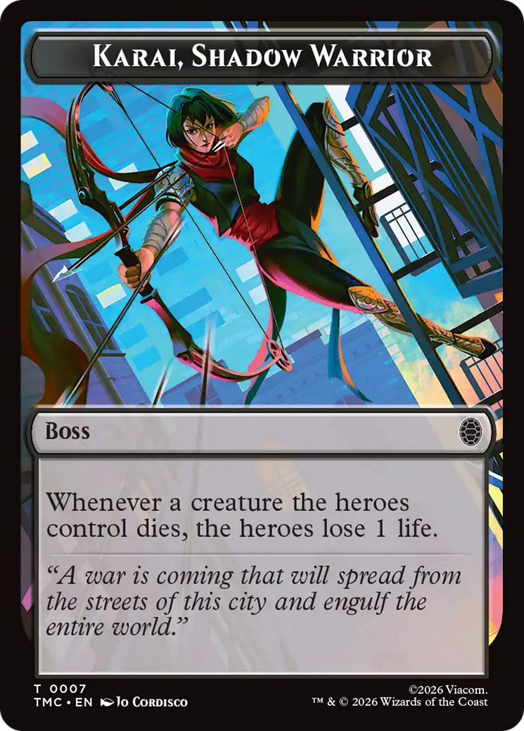 Karai, Shadow Warrior [Teenage Mutant Ninja Turtles Commander Tokens] | Devastation Store