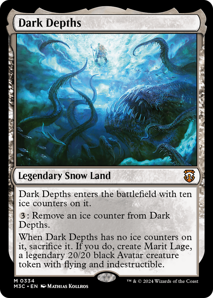 Dark Depths (Ripple Foil) [Modern Horizons 3 Commander] | Devastation Store