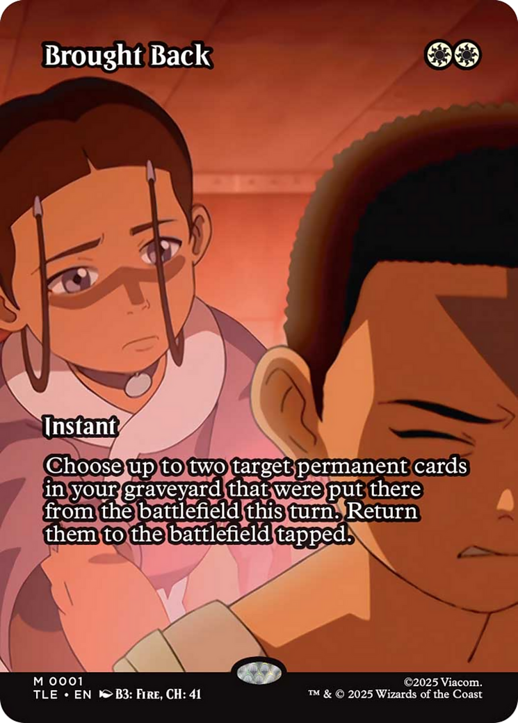 Brought Back (Borderless) [Avatar: The Last Airbender: Eternal-Legal] | Devastation Store