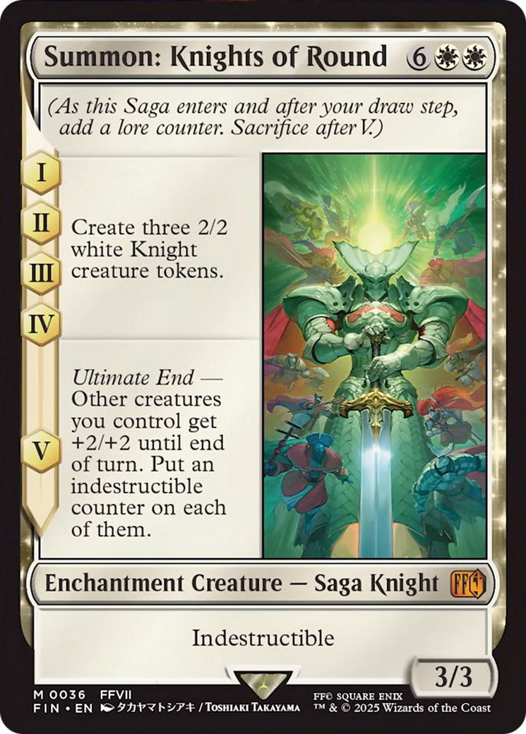 Summon: Knights of Round [FINAL FANTASY] | Devastation Store
