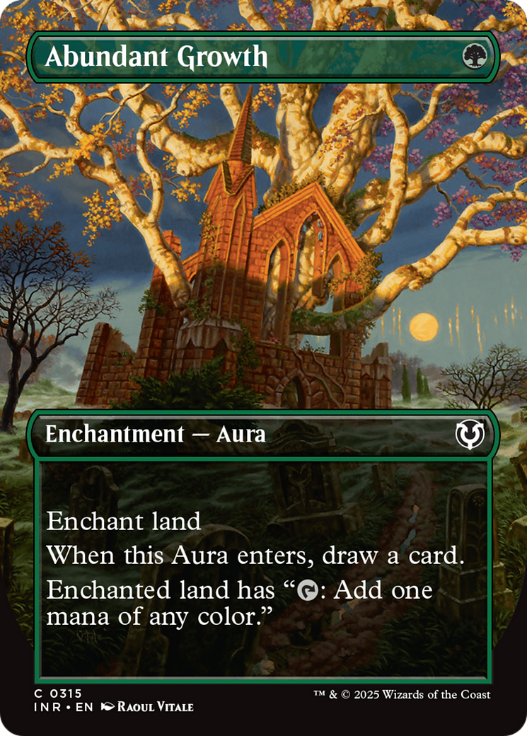 Abundant Growth (Borderless) [Innistrad Remastered] | Devastation Store