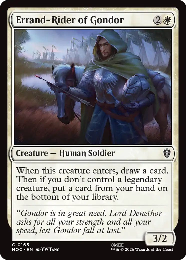 Errand-Rider of Gondor [The Hobbit: Eternal-Legal] | Devastation Store