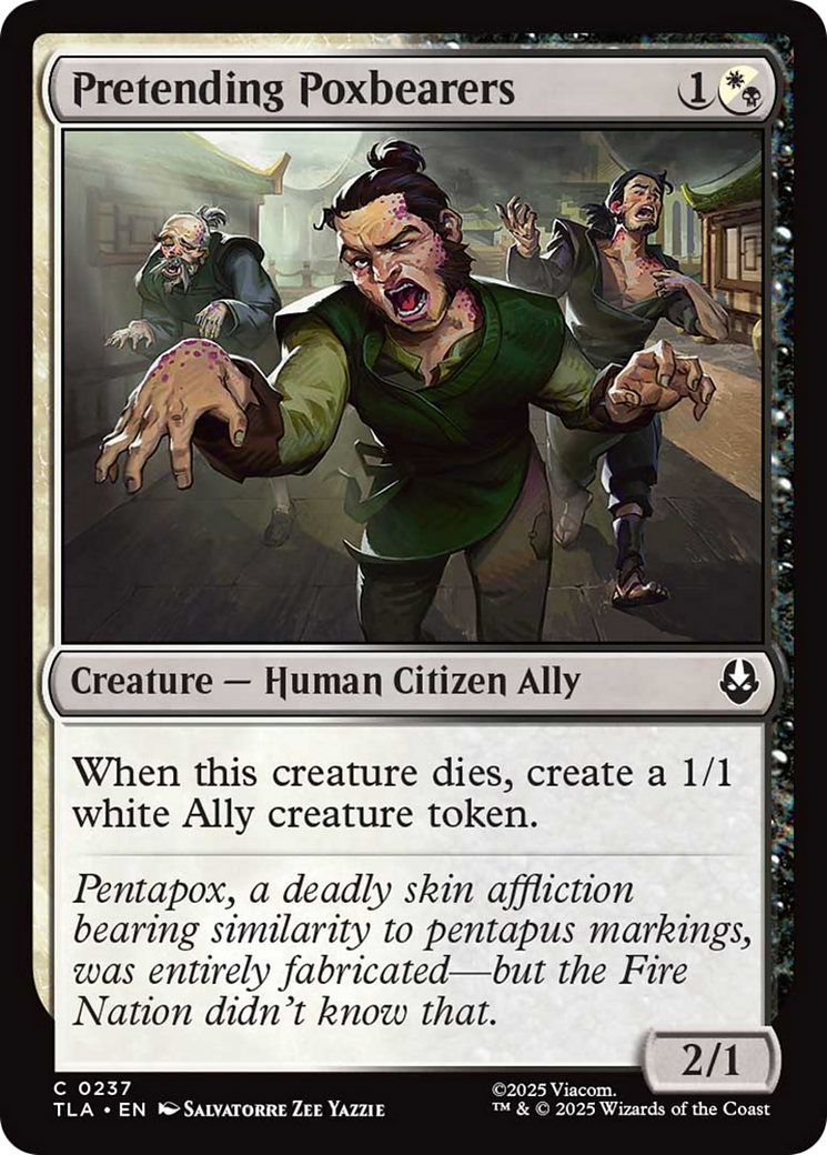 Pretending Poxbearers [Avatar: The Last Airbender] | Devastation Store
