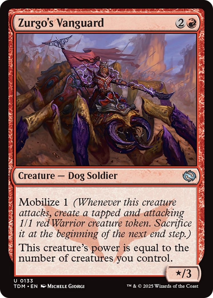 Zurgo's Vanguard [Tarkir: Dragonstorm] | Devastation Store