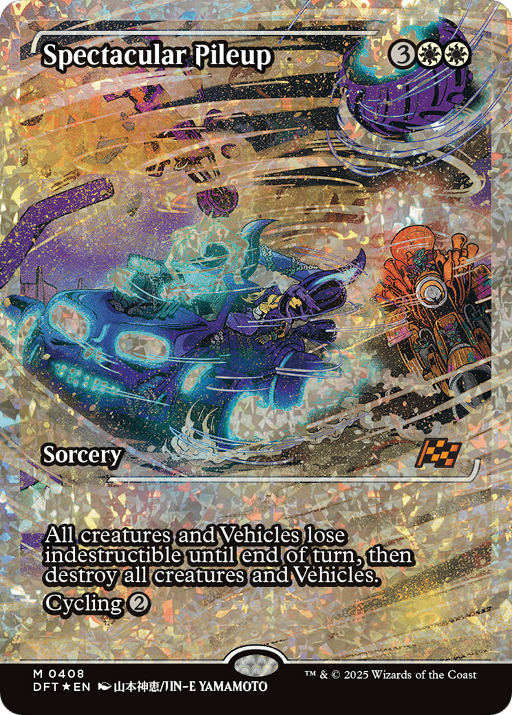 Spectacular Pileup (Showcase) (Fracture Foil) [Aetherdrift] | Devastation Store